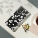 Baltas dėklas su gėlėmis Samsung Galaxy A53 5G telefonui "Spigen Cyrill Cecile White Daisy"