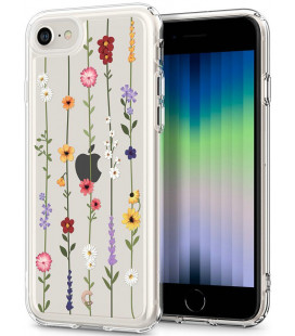 Dėklas su gėlėmis Apple iPhone 7 / 8 / SE 2020 / SE 2022 telefonui "Spigen Cyrill Cecile Flower Garden"