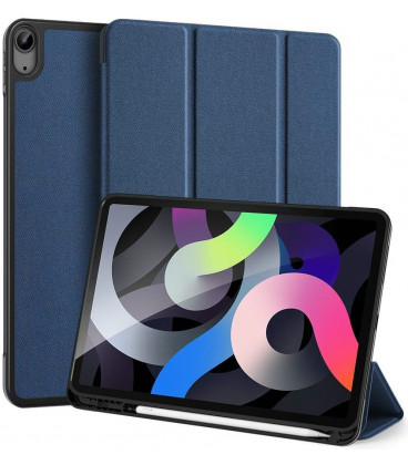 Mėlynas atverčiamas dėklas Apple iPad Air 10.9” 4 / 5 / 2020-2022 / 11” 6 / 7 / 8 / 2024-2026 planšetei "Dux Ducis Domo"