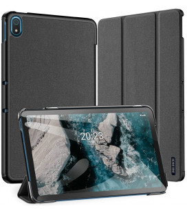 Juodas atverčiamas dėklas Nokia T20 planšetei "Dux Ducis Domo"