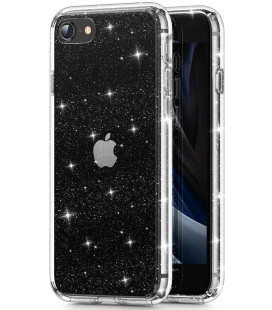 Skaidrus dėklas su blizgučiais Apple iPhone 7 / 8 / SE 2020 / SE 2022 telefonui "Tech-Protect Glitter"