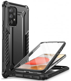 Juodas dėklas Samsung Galaxy A53 5G telefonui "Supcase Clayco Xenon"