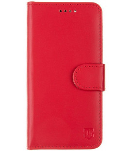 Raudonas atverčiamas dėklas Xiaomi Poco X4 Pro 5G telefonui "Tactical Field Notes"