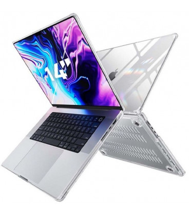 Skaidrus dėklas Apple MacBook Pro 14 M1 / M2 / M3 2021-2023 kompiuteriui "Supcase Unicorn Beetle Pro"