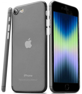 Matinis juodas dėklas Apple iPhone 7 / 8 / SE 2020 / SE 2022 telefonui "Tech-Protect Ultraslim 0.4mm"