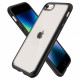 Juodas (Frost) dėklas Apple iPhone 7 / 8 / SE 2020 / SE 2022 telefonui "Spigen Ultra Hybrid"