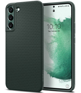 Žalias dėklas Samsung Galaxy S22 Plus telefonui "Spigen Liquid Air"