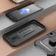 Juodas dėklas Apple iPhone 7 / 8 / SE 2020 / SE 2022 telefonui "Supcase Unicorn Beetle Pro"