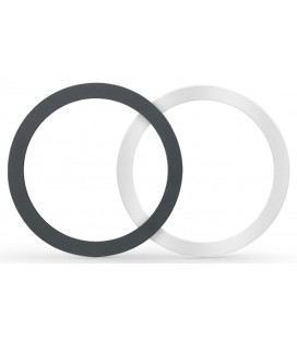 Juodas ir baltas metaliniai žiedai "Tech-Protect Magmat Magsafe"