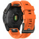 Oranžinė apyrankė Garmin Fenix 5 / 6 / 6 Pro / 7 / 8 / 8 Pro (47 mm) / E laikrodžiui "Tech-Protect Iconband"