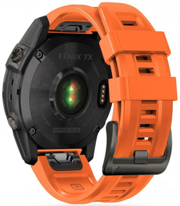 Oranžinė apyrankė Garmin Fenix 5 / 6 / 6 PRO / 7 laikrodžiui "Tech-Protect Iconband"