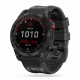 Juoda apyrankė Garmin Fenix 5 / 6 / 6 Pro / 7 / 8 / 8 Pro (47 mm) / E laikrodžiui "Tech-Protect Iconband"