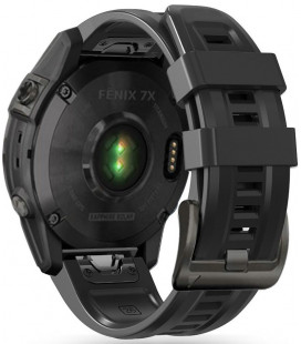 Juoda apyrankė Garmin Fenix 5 / 6 / 6 Pro / 7 / 8 / 8 Pro / E / 9 / 9 Pro (47 mm) laikrodžiui "Tech-Protect Iconband"