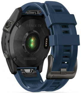 Mėlyna apyrankė Garmin Fenix 5 / 6 / 6 Pro / 7 / 8 / 8 Pro / E / 9 / 9 Pro (47 mm) laikrodžiui "Tech-Protect Iconband"