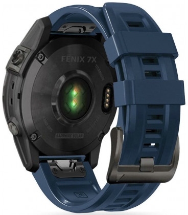 Mėlyna apyrankė Garmin Fenix 5 / 6 / 6 Pro / 7 / 8 / 8 Pro / E / 9 / 9 Pro (47 mm) laikrodžiui "Tech-Protect Iconband"