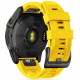 Geltona apyrankė Garmin Fenix 5 / 6 / 6 Pro / 7 / 8 / 8 Pro / E / 9 / 9 Pro (47 mm) laikrodžiui "Tech-Protect Iconband"