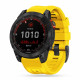 Geltona apyrankė Garmin Fenix 5 / 6 / 6 Pro / 7 / 8 / 8 Pro / E / 9 / 9 Pro (47 mm) laikrodžiui "Tech-Protect Iconband"
