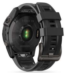 Juoda apyrankė Garmin Fenix 5X / 3HR / 5X PLUS / 6X / 6X PRO / 7X / 8 (51 mm) laikrodžiui "Tech-Protect Iconband"