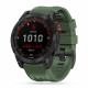 Žalia (Army) apyrankė Garmin Fenix 5X / 5X Plus / 6X / 6X Pro / 7X / 8 / 8 Pro / 9 / 9 Pro (51 mm) laikrodžiui "Tech-Protect Ico