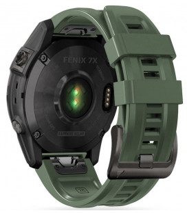 Žalia (Army) apyrankė Garmin Fenix 5X / 3HR / 5X Plus / 6X / 6X Pro / 7X / 8 / 8 Pro (51 mm) laikrodžiui "Tech-Protect Iconband"