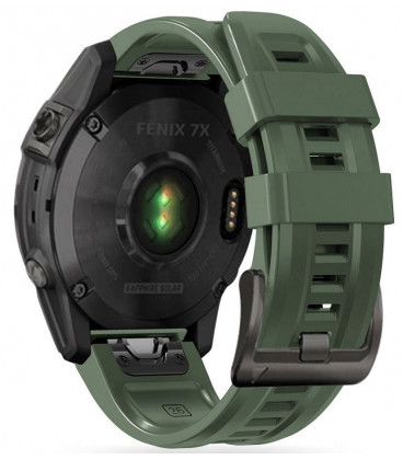 Žalia (Army) apyrankė Garmin Fenix 3 / 5X / 3HR / 5X PLUS / 6X / 6X PRO / 7X laikrodžiui "Tech-Protect Iconband"