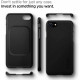 Juodas dėklas Apple iPhone 7 / 8 / SE 2020 / SE 2022 telefonui "Spigen Thin Fit"