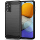 Juodas dėklas Samsung Galaxy M23 5G telefonui "Tech-Protect TPUCarbon"