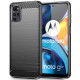 Juodas dėklas Motorola Moto G22 / E32 / E32s telefonui "Tech-Protect TPUCarbon"