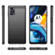 Juodas dėklas Motorola Moto G22 / E32 / E32s telefonui "Tech-Protect TPUCarbon"