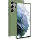 Žalias dėklas Samsung Galaxy S22 Ultra telefonui "BeHello Eco-friendly Gel"