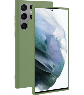 Žalias dėklas Samsung Galaxy S22 Ultra telefonui "BeHello Eco-friendly Gel"
