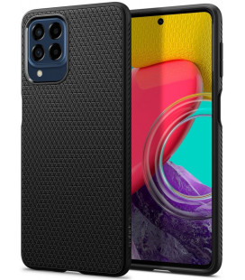 Juodas dėklas Samsung Galaxy M33 / M53 5G telefonui "Spigen Liquid Air"