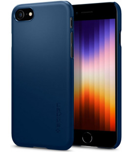 Mėlynas dėklas Apple iPhone 7 / 8 / SE 2020 / SE 2022 telefonui "Spigen Thin Fit"