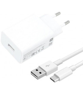 Baltas originalus pakrovėjas + USB - Type-C laidas "Xiaomi MDY-11-EP USB 22,5W + Type-C"