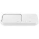Originalus baltas belaidis kroviklis + adapteris "EP-P5400TWE Samsung DUO Pad Wireless Pad"
