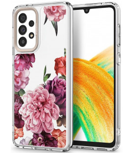 Dėklas su gėlėmis Samsung Galaxy A33 5G telefonui "Spigen Cyrill Cecile Rose Floral"