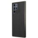 Juodas dėklas Samsung Galaxy S22 Ultra telefonui "AMG PU Carbon Effect Case"
