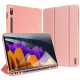 Rožinis atverčiamas dėklas Samsung GALAXY TAB S7 / S8 11.0 planšetei "Dux Ducis Domo"