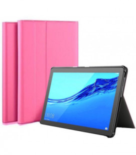 Dėklas Folio Cover Huawei MediaPad T5 10.1 rožinis