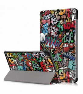 Dėklas Smart Leather Huawei MediaPad T5 10.1 graffiti