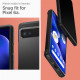 Juodas dėklas Google Pixel 6A telefonui "Spigen Tough Armor"