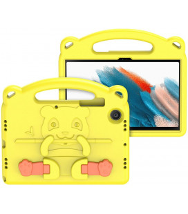 Geltonas dėklas Samsung Galaxy Tab A8 10.5 X200 / X205 planšetei "Dux Ducis Panda"