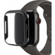 Juodas dėklas Apple Watch 4 / 5 / 6 / SE 44mm laikrodžiui "Tactical Zulu Aramid"