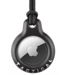 Juodas dėklas Apple Airtag "Tactical Airtag Beam Rugged Case Asphalt"