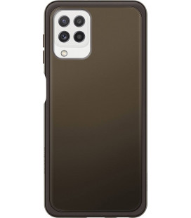 Originalus juodas dėklas "Soft Clear Cover" Samsung Galaxy A22 4G telefonui "EF-QA225TBE"