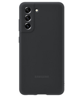 Originalus tamsiai pilkas dėklas "Silicone Cover" Samsung Galaxy S21 FE telefonui "EF-PG990TBE"