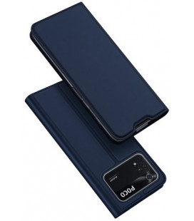 Mėlynas atverčiamas dėklas Xiaomi Poco M4 Pro 4G telefonui "Dux Ducis Skin Pro"