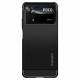 Juodas dėklas Xiaomi Poco X4 Pro 5G telefonui "Spigen Rugged Armor"