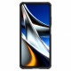Juodas dėklas Xiaomi Poco X4 Pro 5G telefonui "Spigen Rugged Armor"