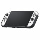 Juodas dėklas Nintendo Switch oLed žaidimų kompiuteriui "Spigen Thin Fit"
